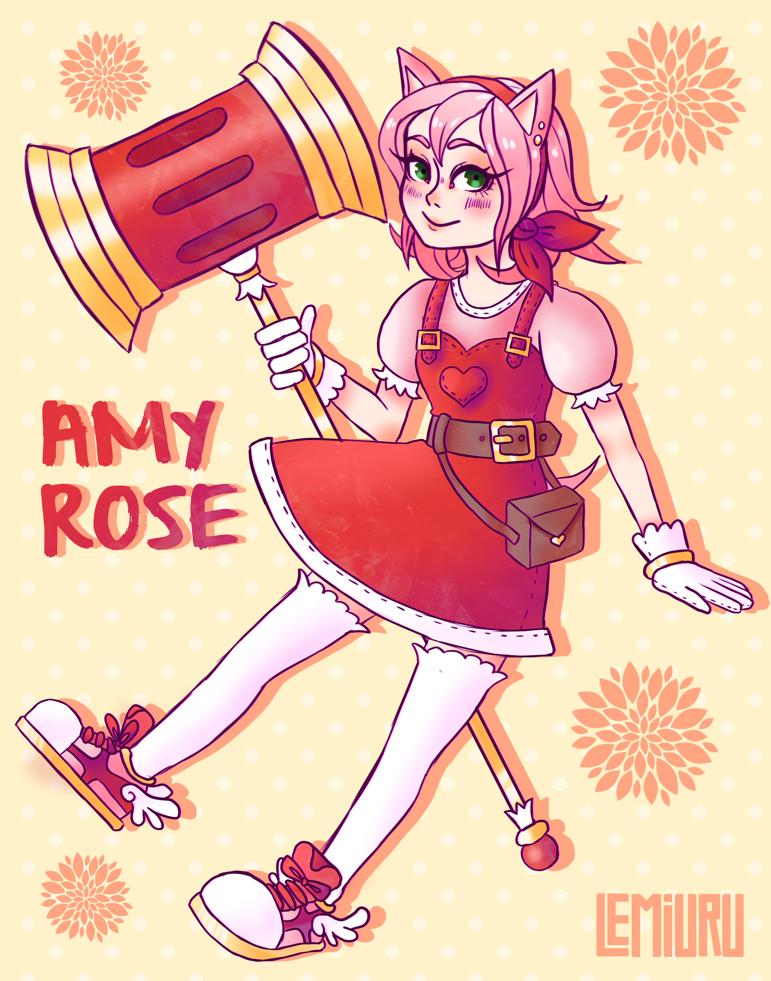 Amy Rose - Sonic Adventure by JasieNorko on DeviantArt