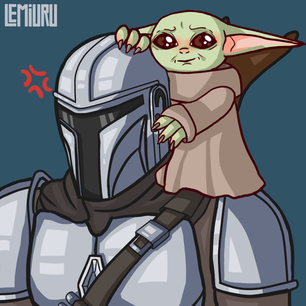 The Mandalorian And Baby Yoda Gif By Matalemures On Deviantart The Mandalorian And Baby Yoda Gif By Matalemures On Deviantart