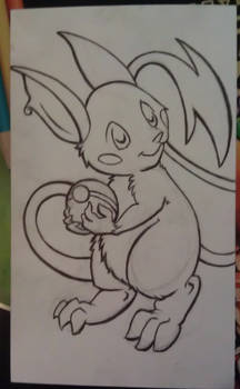 Raichu Sketch :P