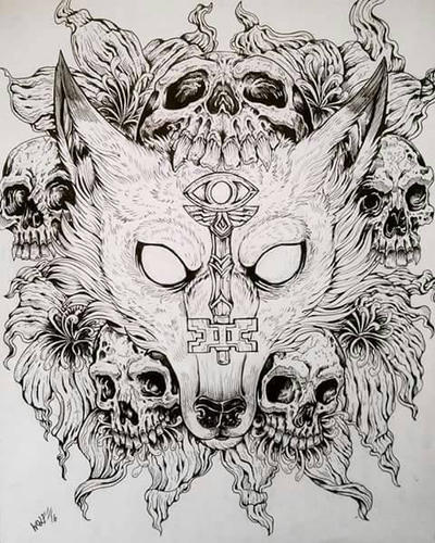 coywolf album cover inktober