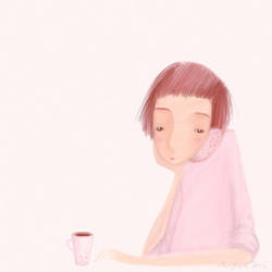 coffee in pink