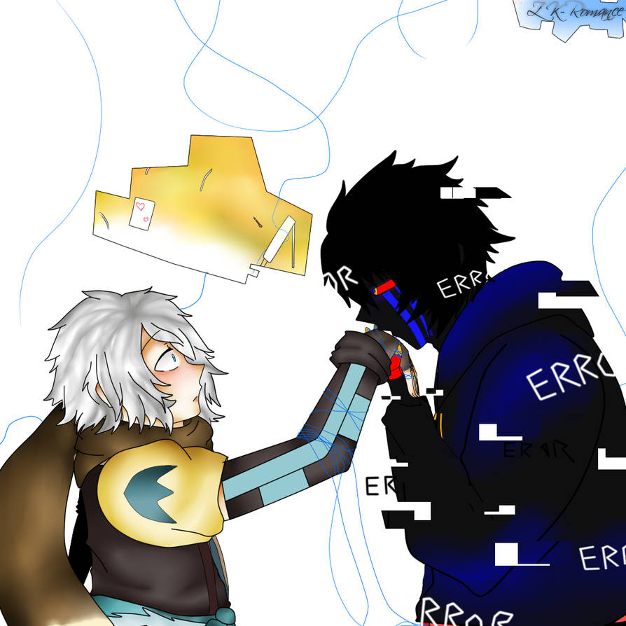 ErrorInk Humans: kiss (? by ZK-Romance on DeviantArt