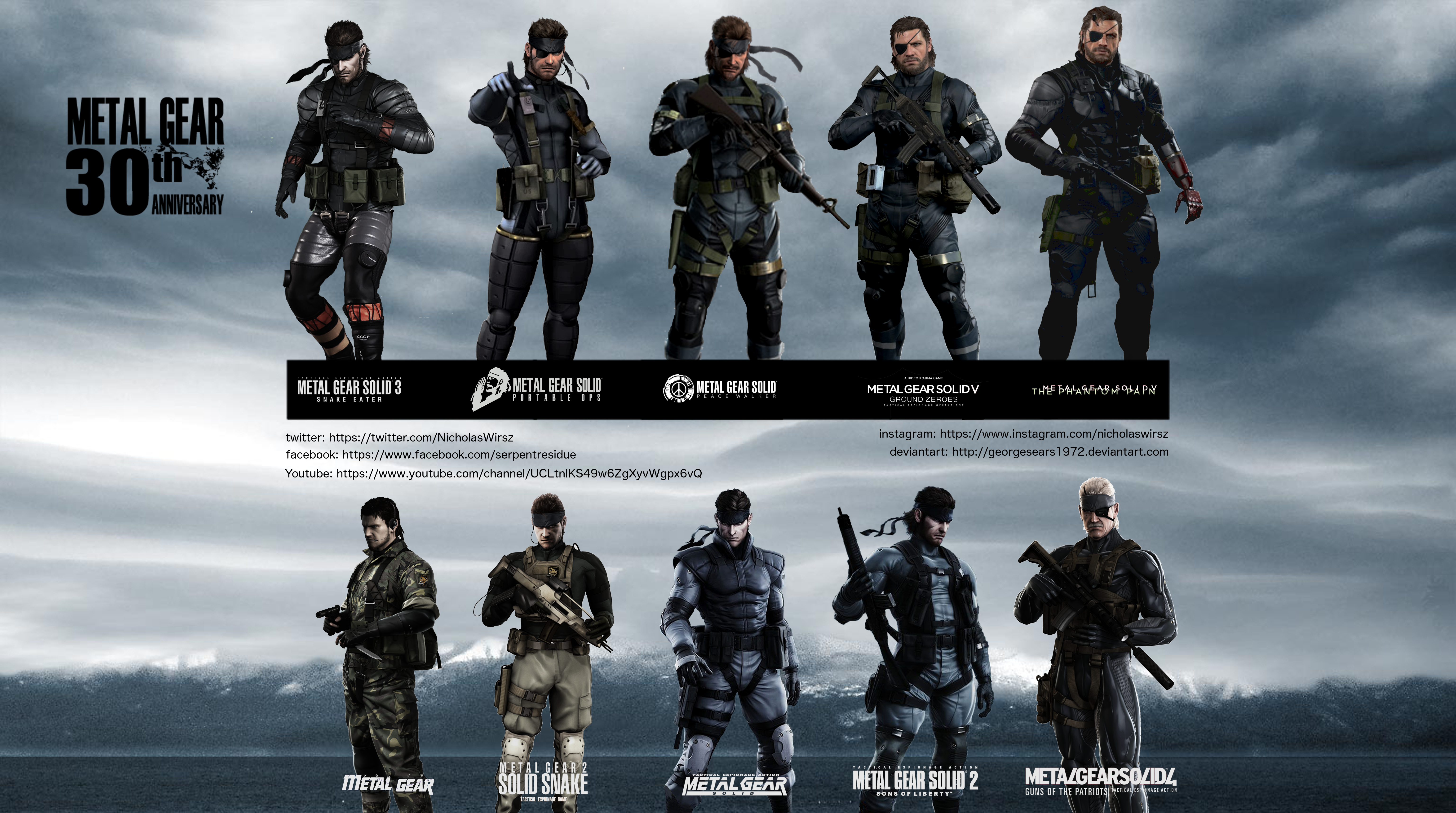 Metal Gear Solid 30th Anniversary Wallpaper 6 By Georgesears1972 On Deviantart Metal Gear Solid 30th Anniversary Wallpaper 6 By Georgesears1972 On Deviantart