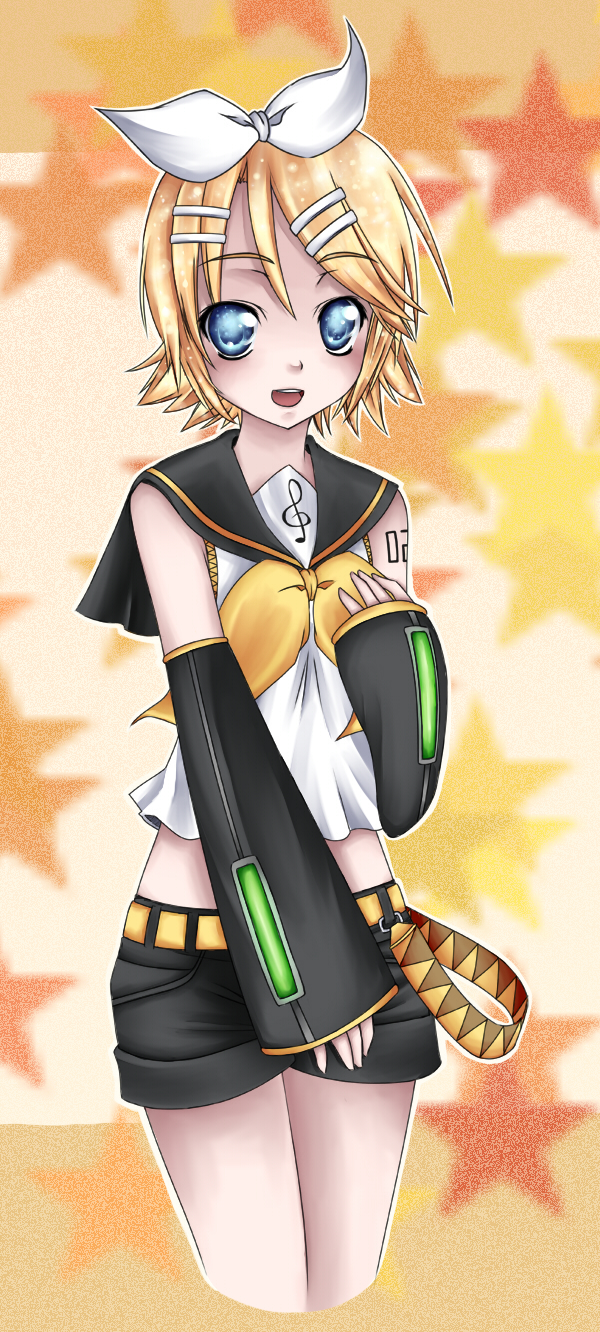 Kagamine Rin Vector Kagamine Rin Lineart--Coloured by xiDontCarex on DeviantArt