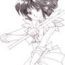 Sailor Saturn Outlines