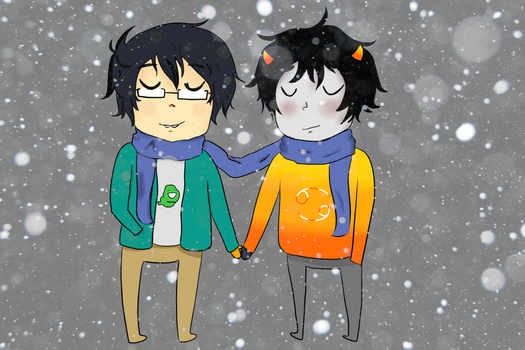 Happy Holidays from John and Karkat