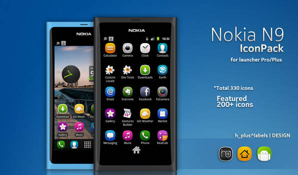 THe Nokia N9 IconPack for Launcher Pro