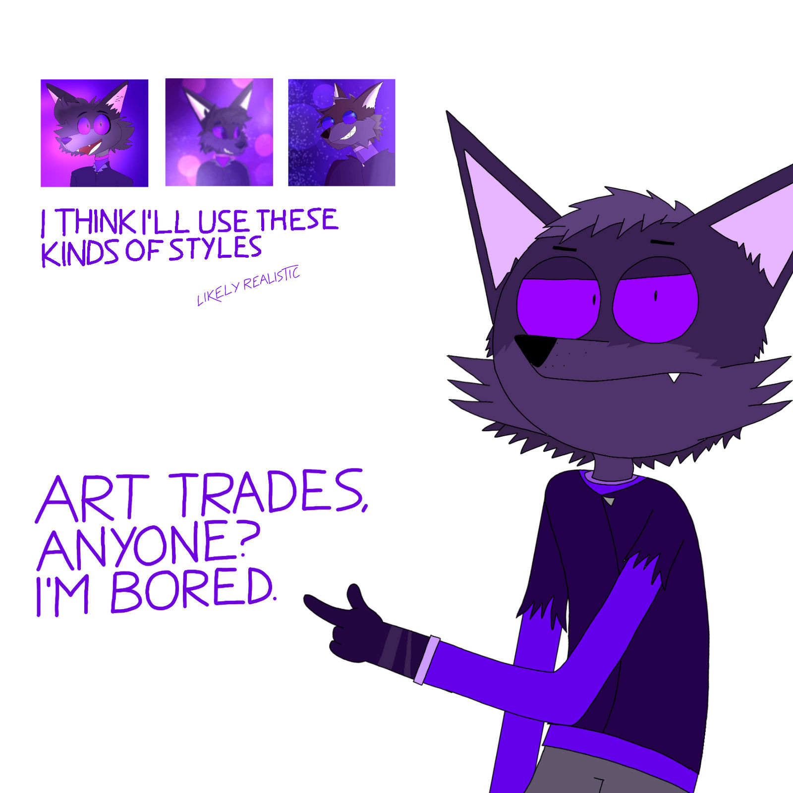 ah, ah-ah, ah-ah, ahhhhh... i need OCs to be drawn by ziggyratonon