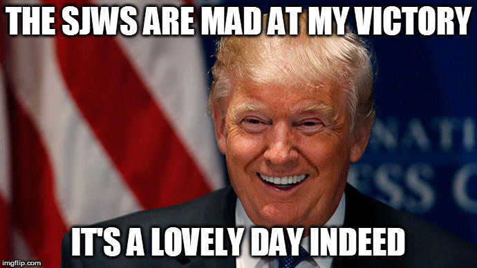 Donald Trump laughing by Jax1776 on DeviantArt