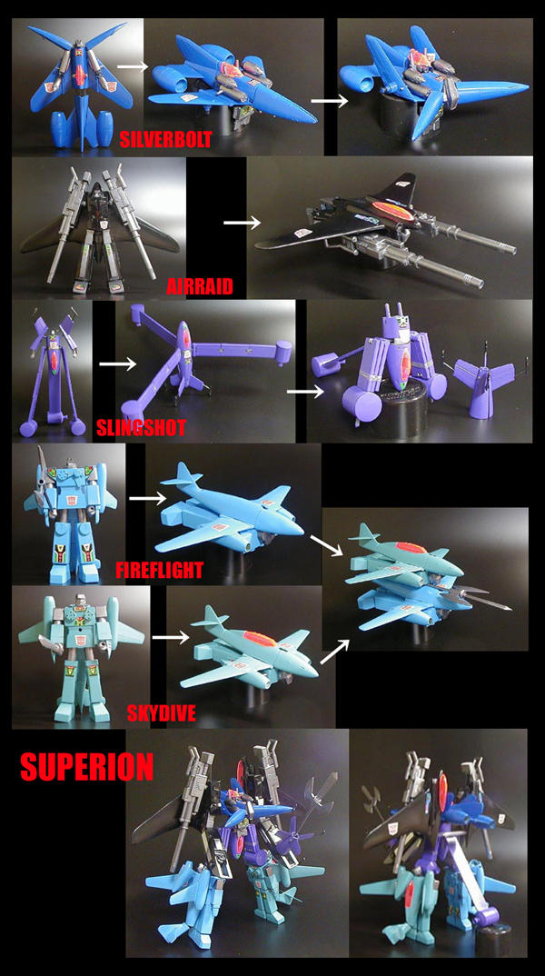 Transformer Aerialbots kitbash by butto00 on DeviantArt