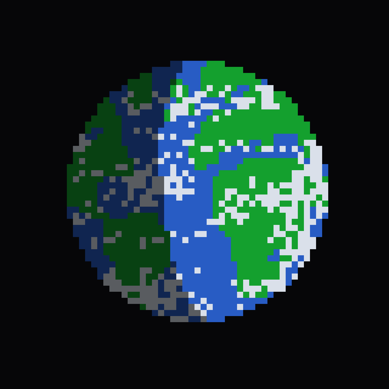 Mini Pixel Earth Earth Pixel Art by det-ail on DeviantArt