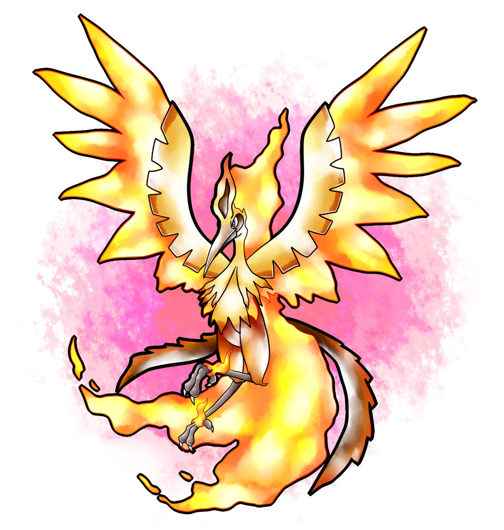 Mega-Moltres: Shiny by TheCompleteAnimorph on DeviantArt