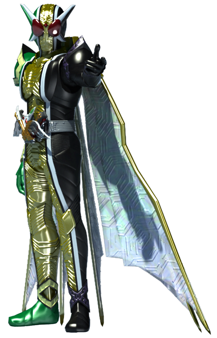 Kamen Rider W Cyclone Joker Gold Extreme by 758tetsu on DeviantArt