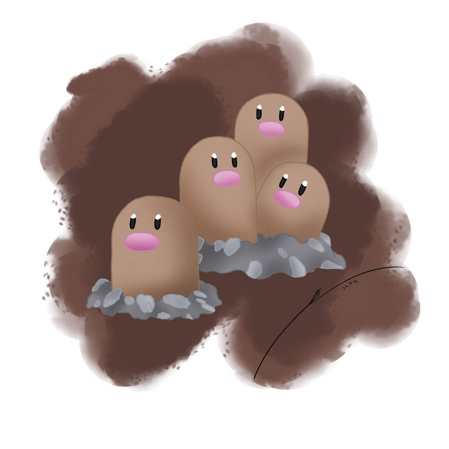 Diglett God Diglett's Family by DarkraiLady on DeviantArt