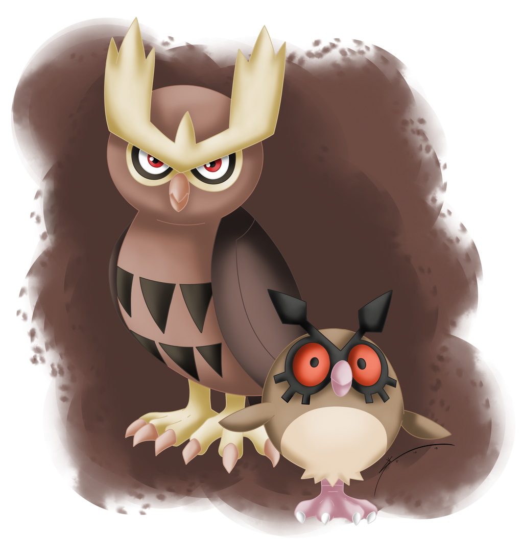 Hoothoot s Family 2 By DarkraiLady On DeviantArt hoothoot-s-family-2-by-darkrailady-on-deviantart