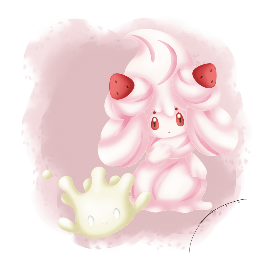 Milcery's Family by DarkraiLady on DeviantArt