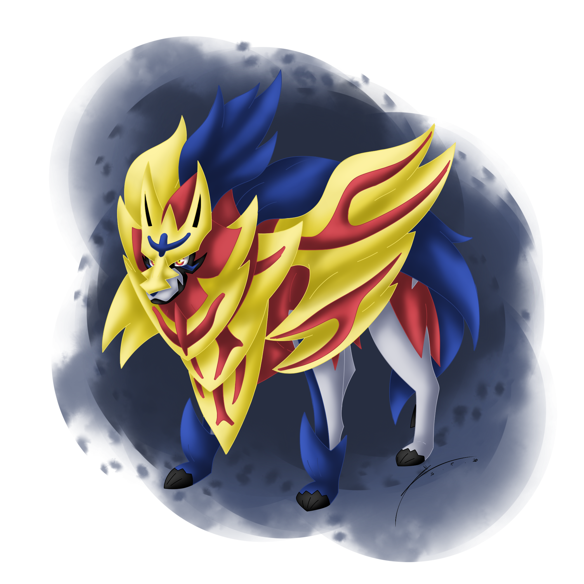 Zamazenta ( Crowned Shield ) by DarkraiLady on DeviantArt