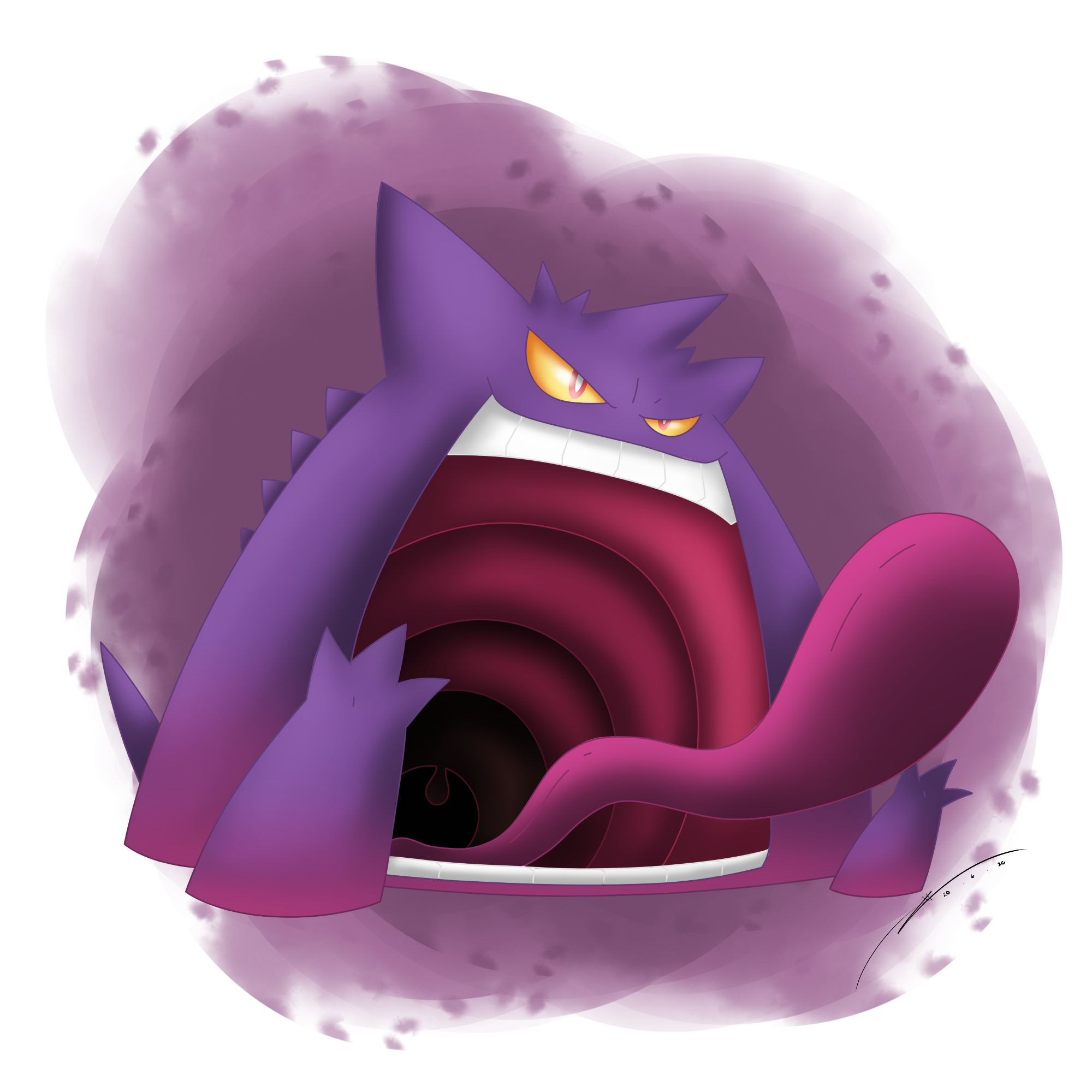 Gigantamax Gengar by CRANTIME -- Fur Affinity [dot] net