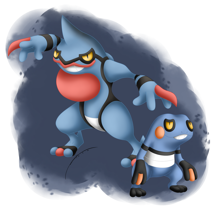 Croagunk Rumble Croagunk's Family 2 by DarkraiLady on DeviantArt