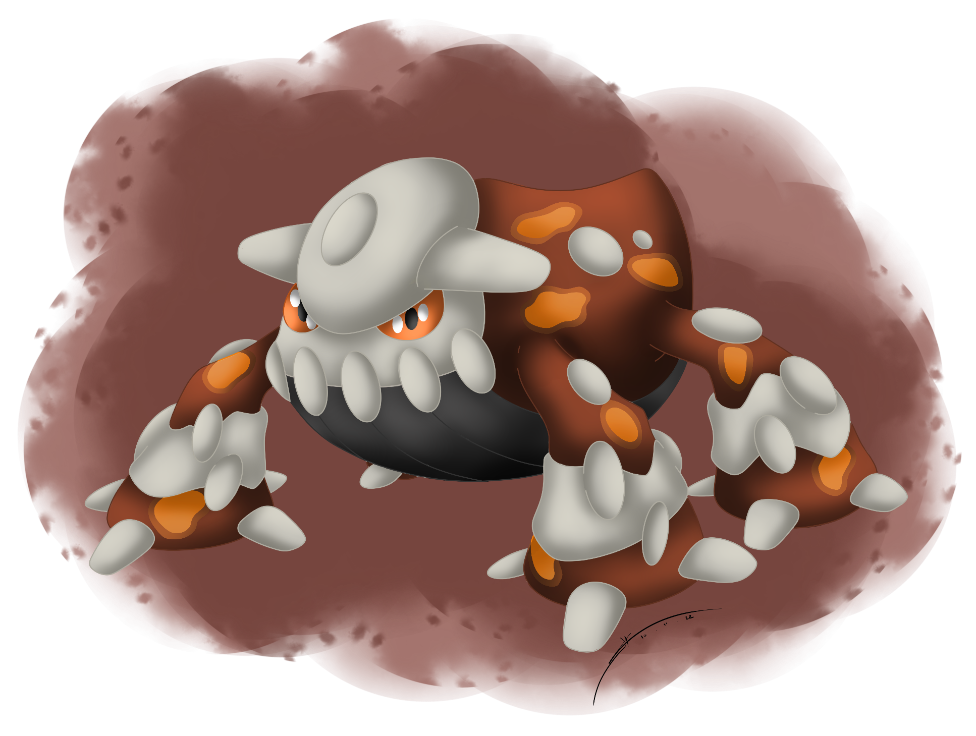 Heatran First Form Heatran 2 by DarkraiLady on DeviantArt