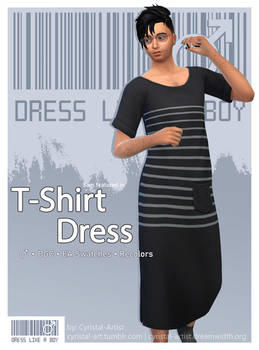 Dress Like A Boy | T-Shirt Dress