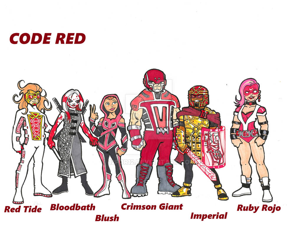 Code Red Riot Members Code Red- purchased by ASPYRE 7.1.22 by 12for12 on DeviantArt