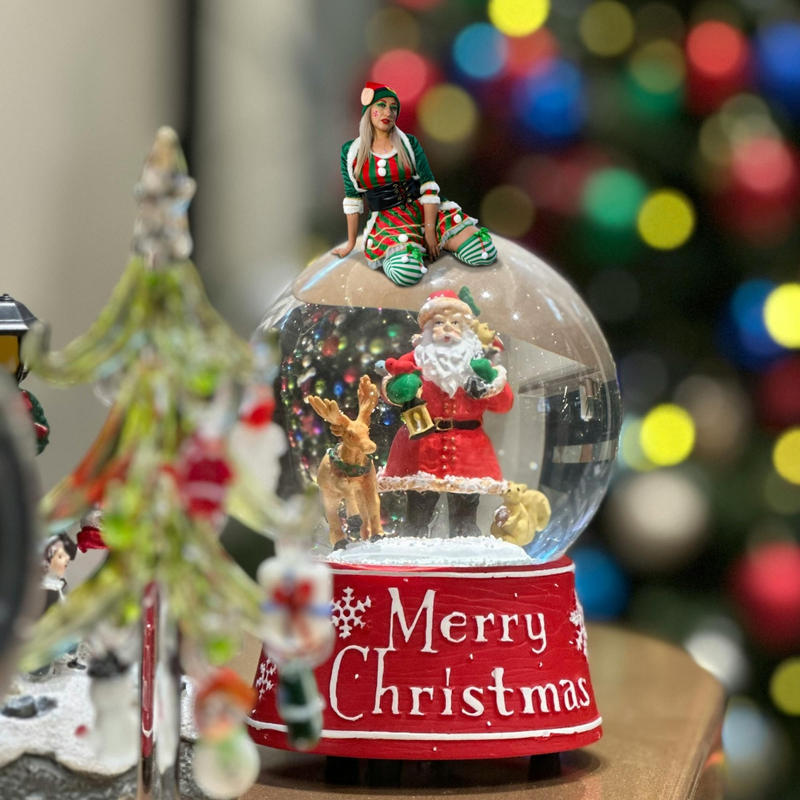 A Part-Time Elf on the Shelf by TheShrunkenExplorers on DeviantArt