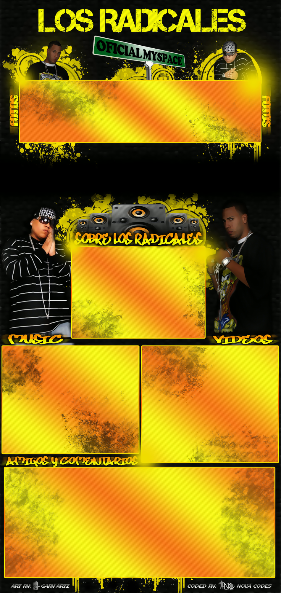 Los Radicales Layout 2 myspace