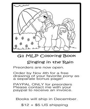 Vintage My Little Pony Coloring Book