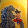 Goku and Godzilla