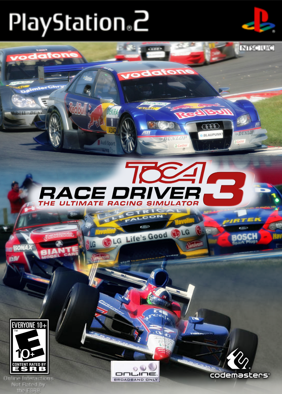 Game Covers Racing ToCA Race Driver 3, PS2, COVER, Coverart, HD, New by LFGamer2004 on ...