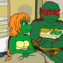 TMNT - Raphael + Charlotte with daughter