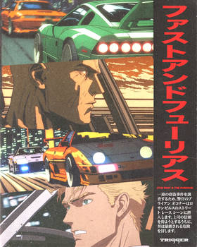 Fast and Furious 1980s Anime