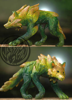 Fern Hound Sculpture