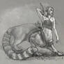 Sketch Commission: Animus-Panthera