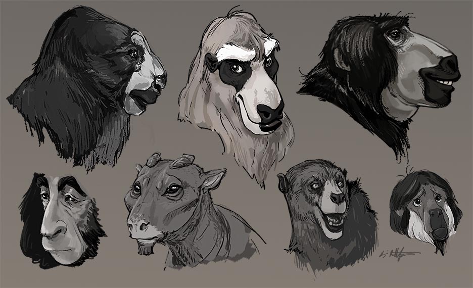 Primate Creature Designs