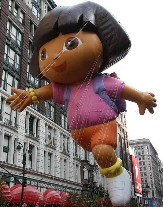 Dora the parade balloon by janiyawestbrook on DeviantArt