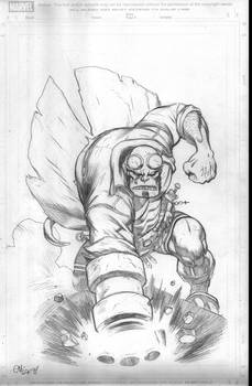 An old Hellboy commission