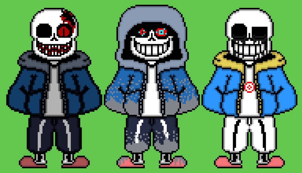 Multiversal Time Trio Classic!Murder Time Trio by LUxsOwO on DeviantArt