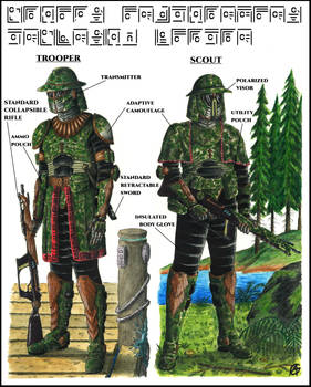 Forest Environment Infantry legion