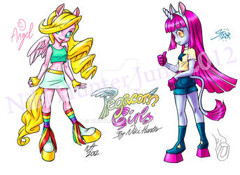 Pegacorn Girls Toy Concept Pitch Art