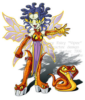 Scary Fairies Viper Character Design