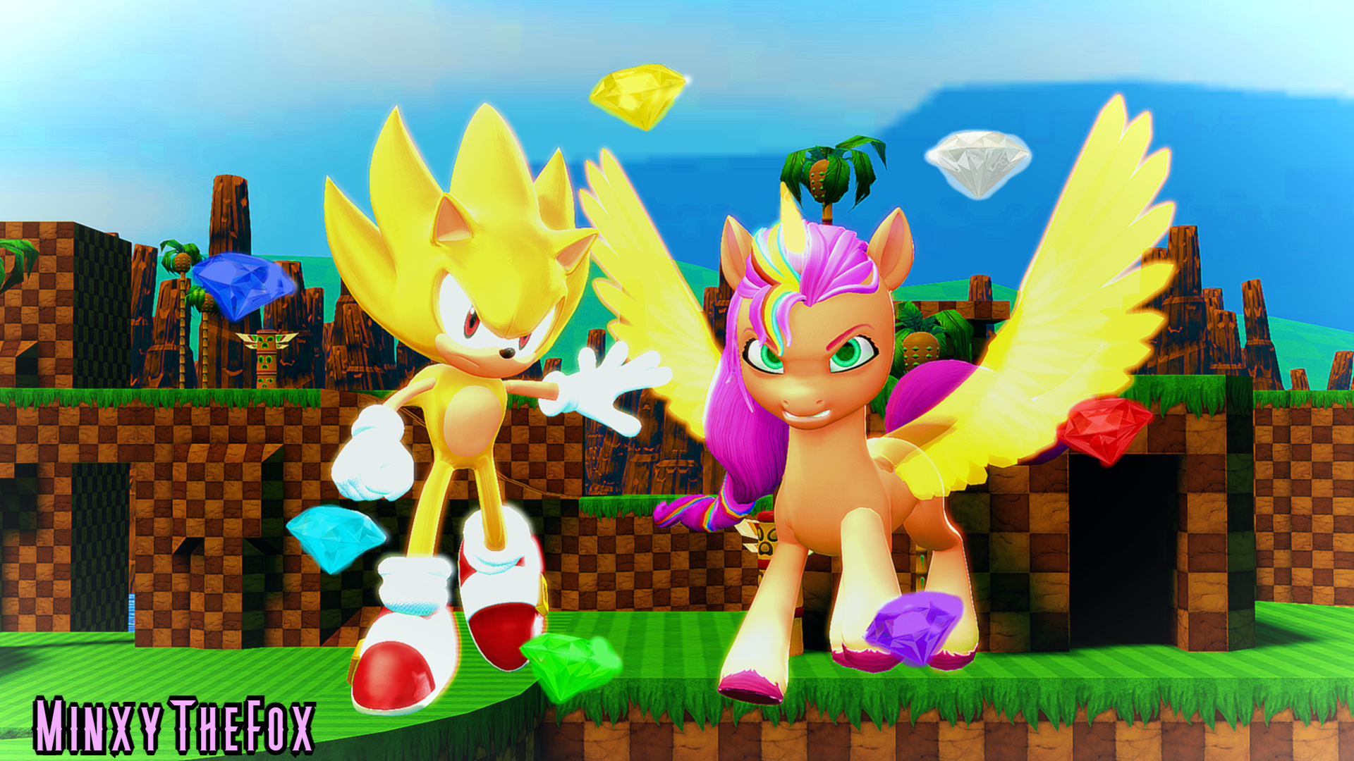 Super Tails vs. Super Chaos Shadow by Nictrain123 on DeviantArt