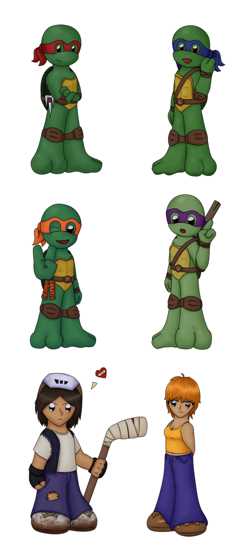 Chibi TMNT