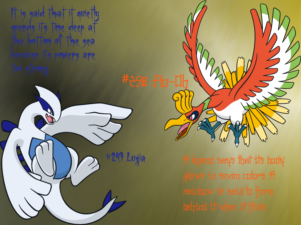 Johto Legendary Birds Gimp Wallpaper By Queen Articuno On Deviantart