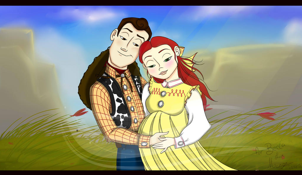 Western Love story: gift art for BeccaLovesWicked