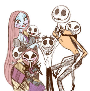 The Skellington family 