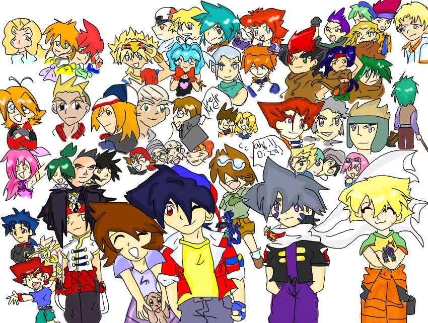Beyblade Everyone Colored By Ozuma Sister On Deviantart