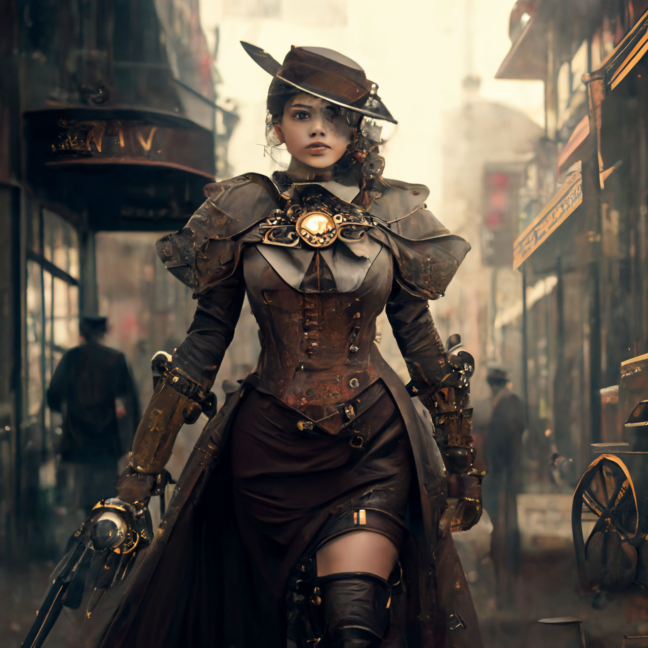 1800s steampunk female full body warrior by PhotographyByAi on DeviantArt