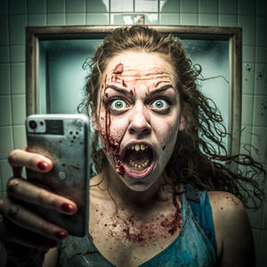 Zombie selfie
